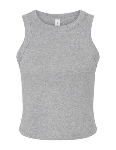 BEL-1019-Womens Micro Rib Racer Tank